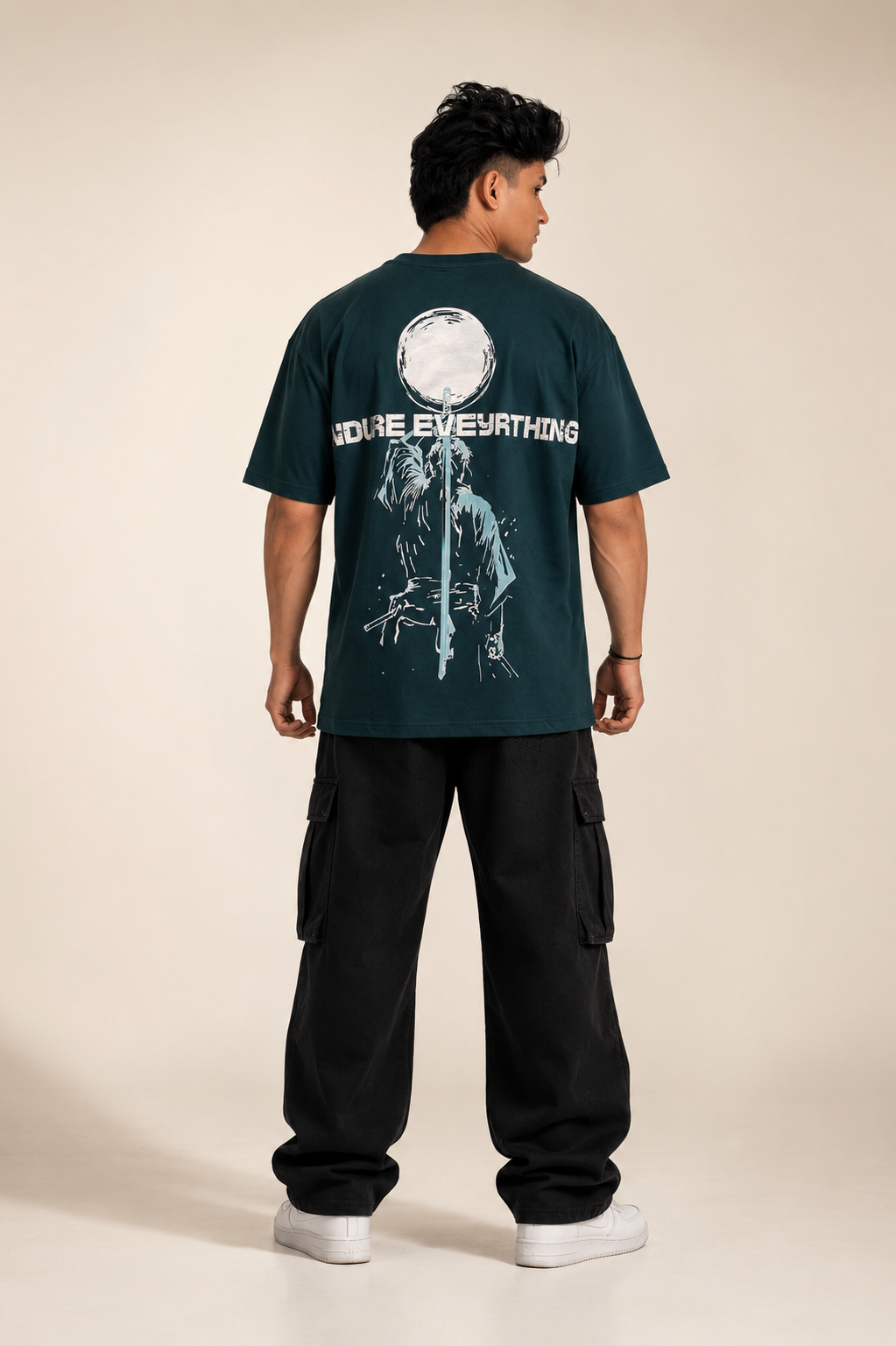 Endure everything teal Oversized Tshirt