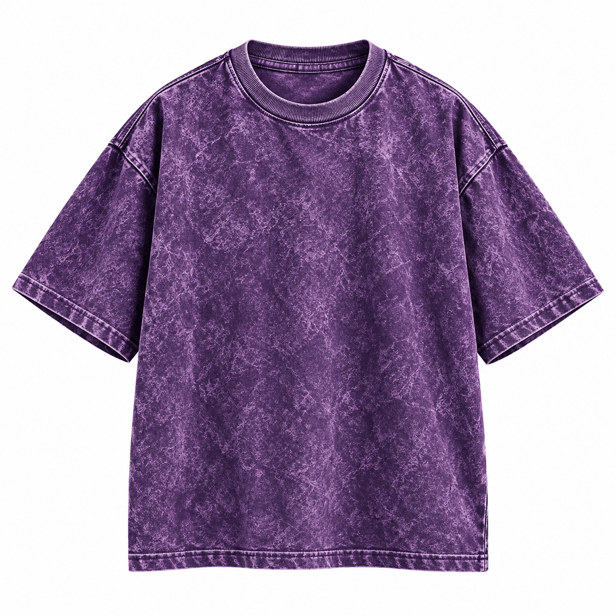 240 GSM heavyweight Puple Oversized Tshirt - 100% Cotton