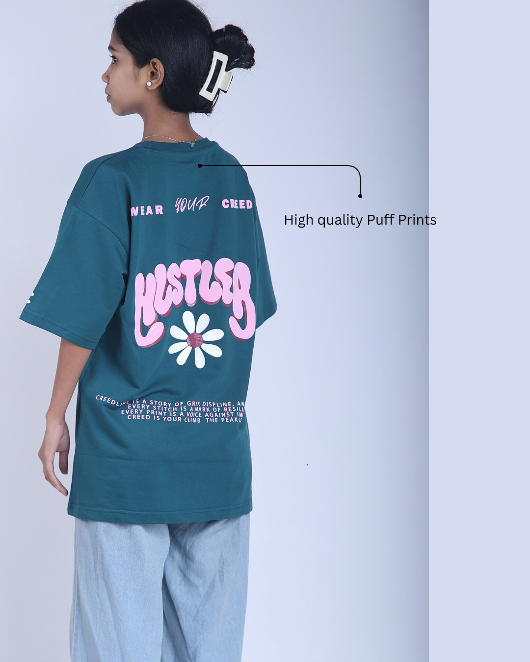 Hustler 240 GSM Oversized Tshirt (Hustler)