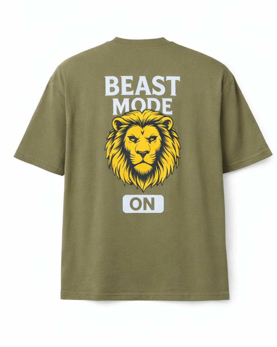 Beast 260 GSM Oversized Tshirt