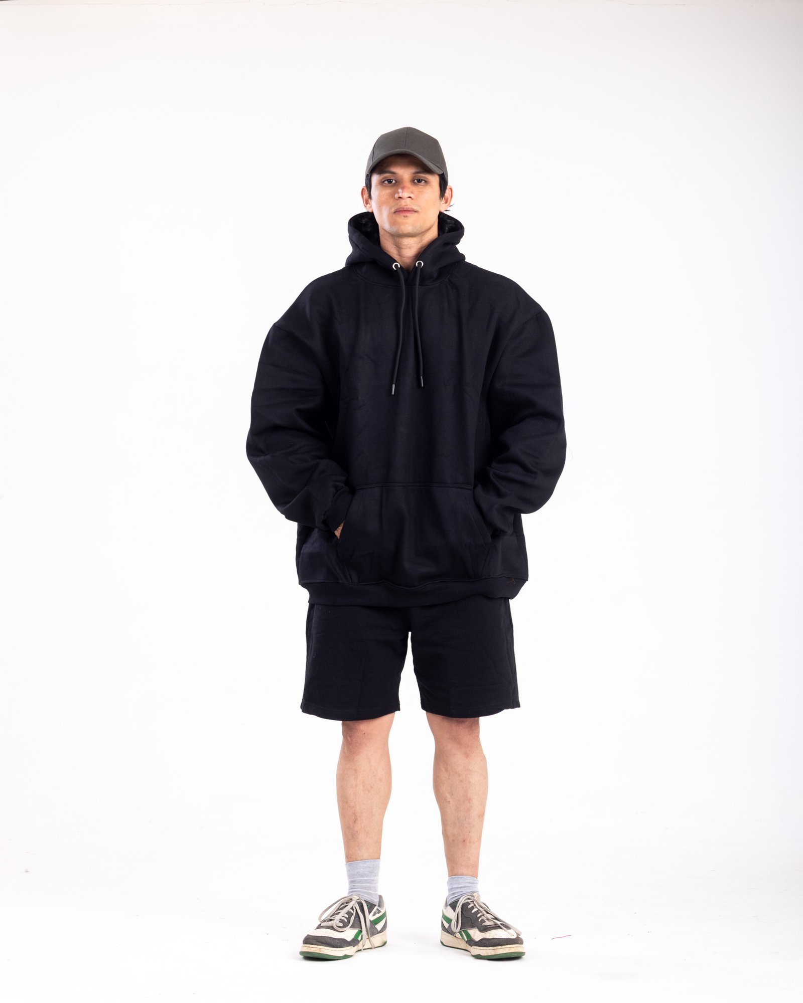 CREEDLINE OBSIDIAN BLACK 450 GSM Heavyweight Hoodie